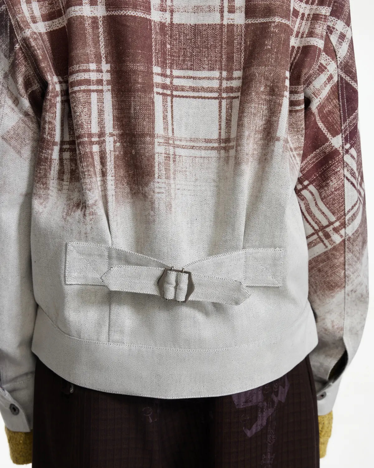 EMO Denim Embroidered Reversible Jacket（White）