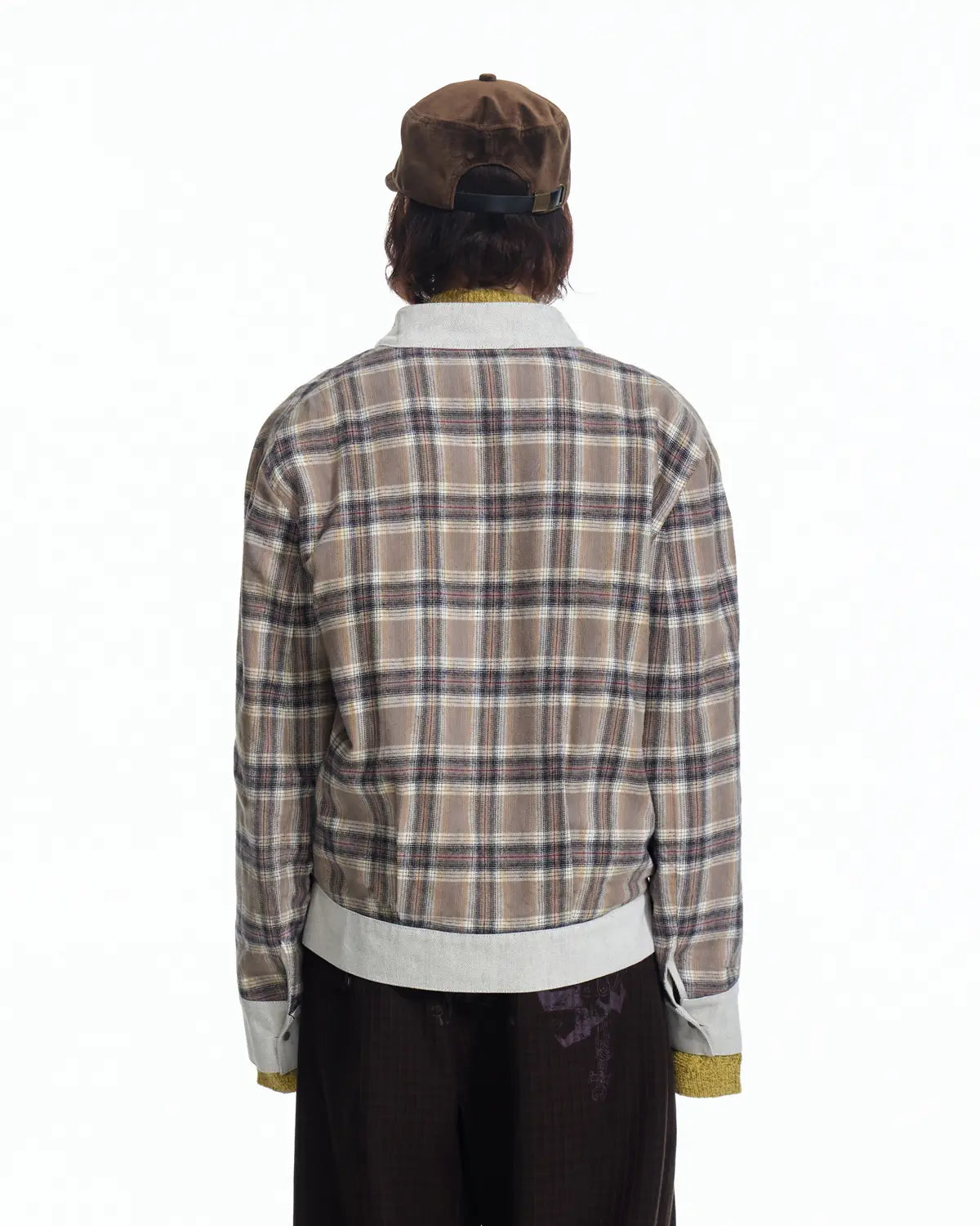 EMO Denim Embroidered Reversible Jacket（White）