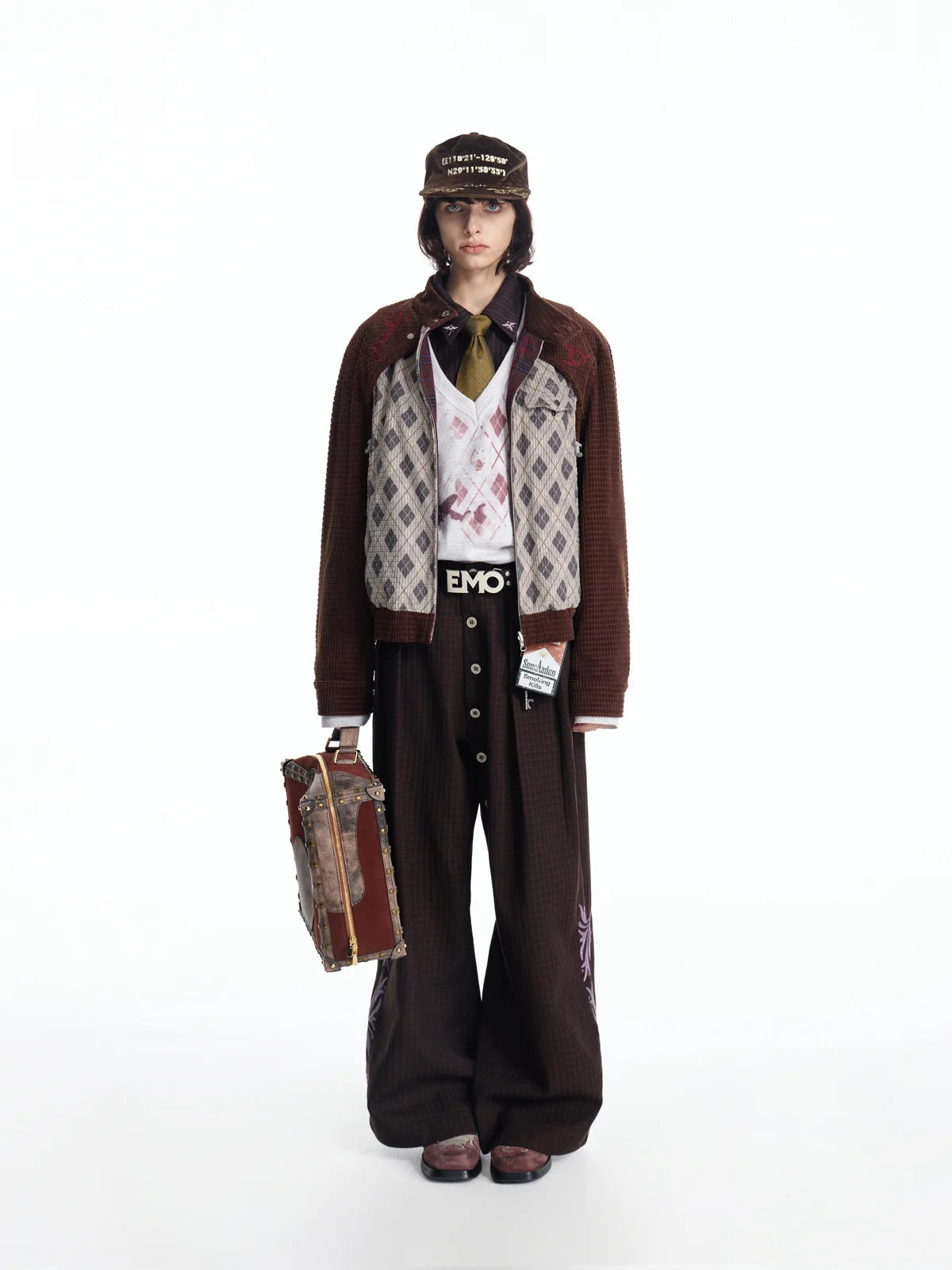 EMO Reversible Corduroy Waffle Bomber