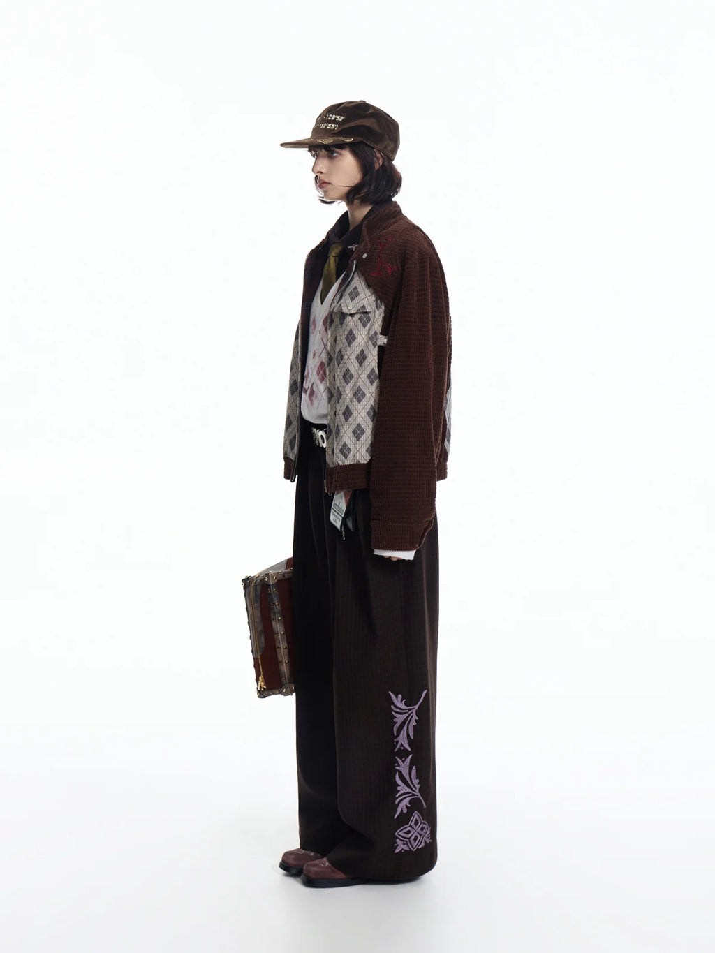 EMO Reversible Corduroy Waffle Bomber