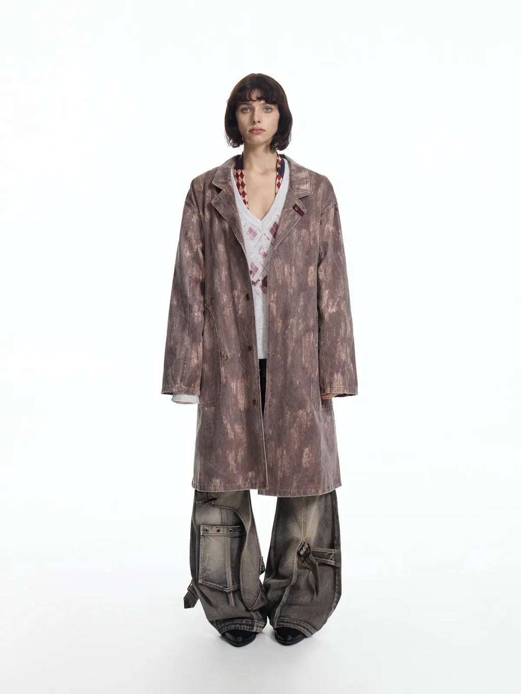 EMO "Film Noir" The Scorch Suede Trench