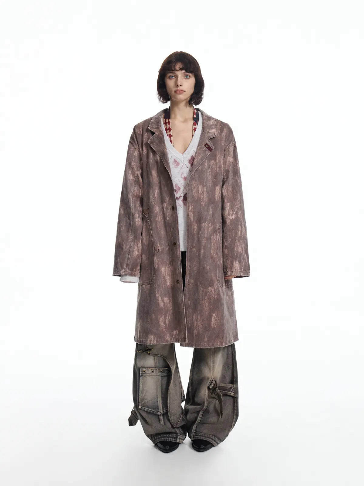 EMO "Film Noir" The Scorch Suede Trench