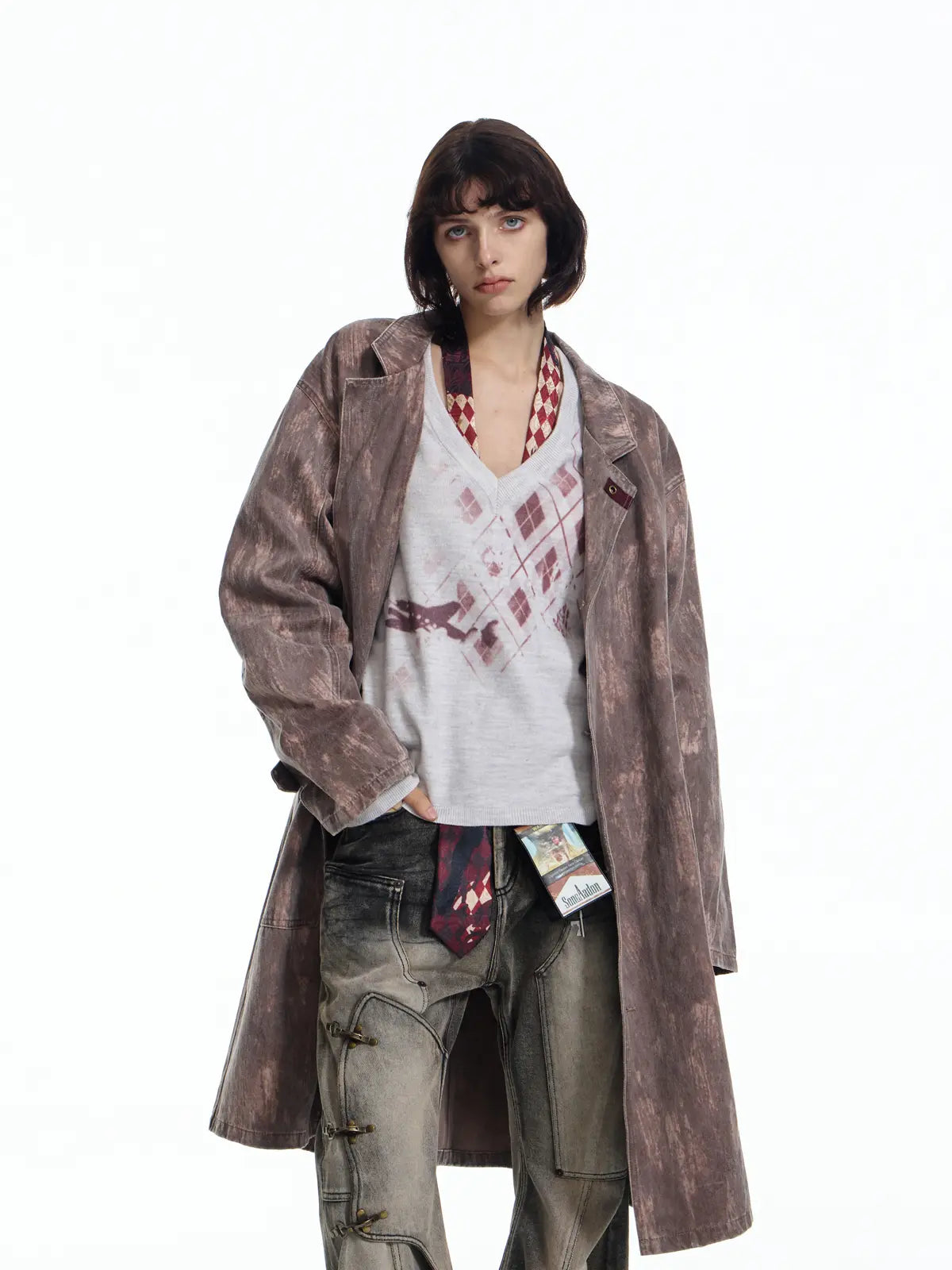 EMO "Film Noir" The Scorch Suede Trench