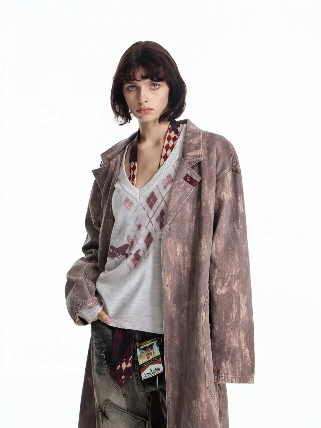 EMO "Film Noir" The Scorch Suede Trench