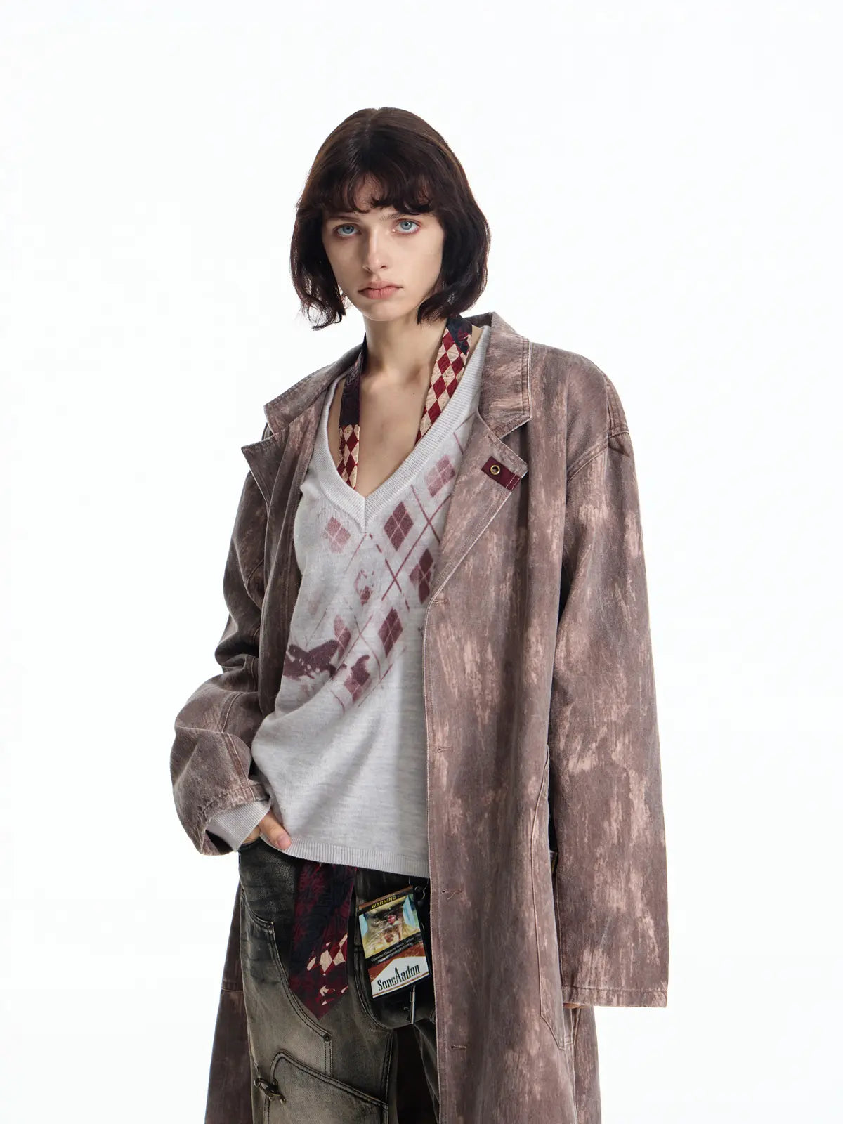 EMO "Film Noir" The Scorch Suede Trench