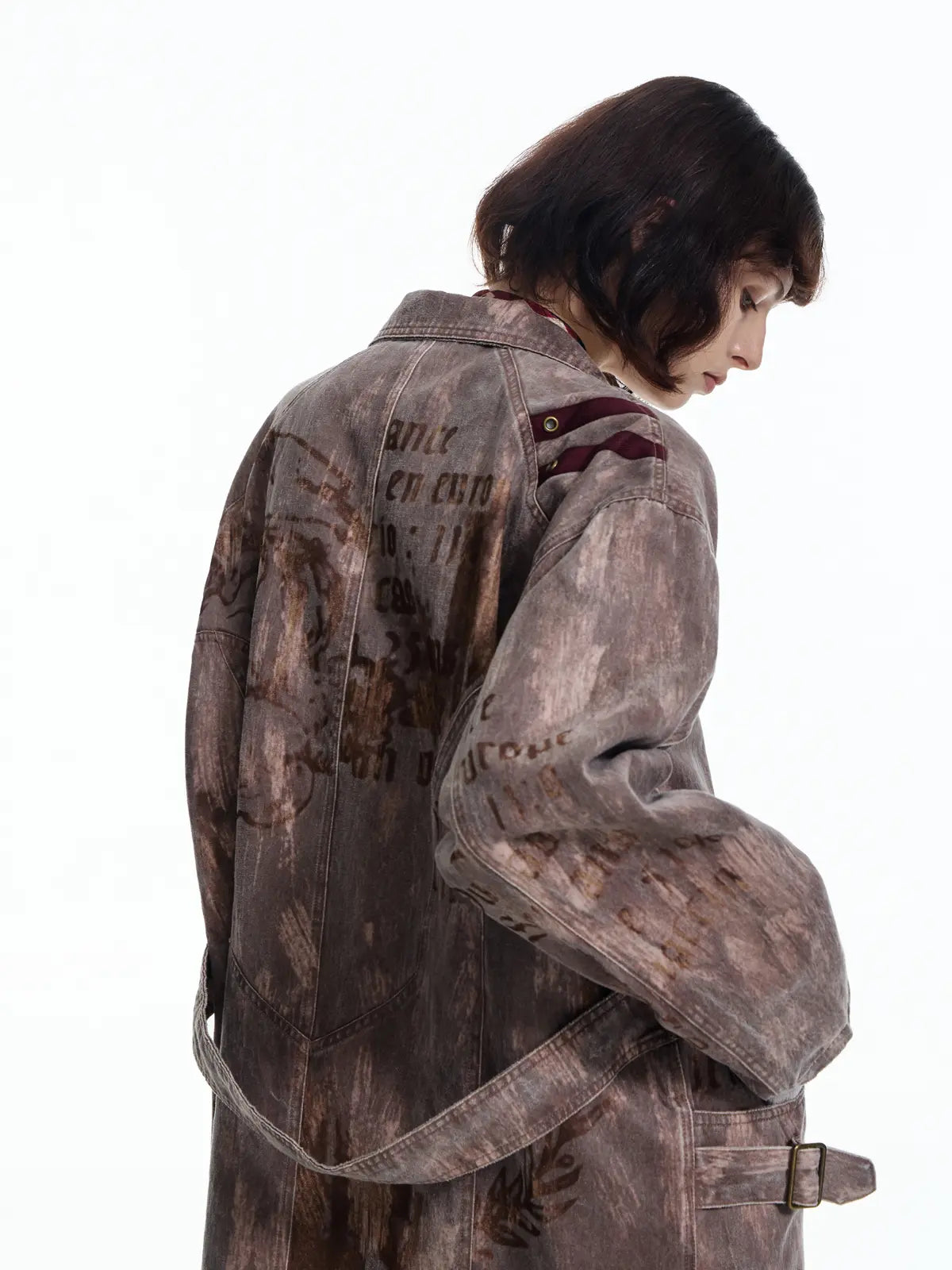 EMO "Film Noir" The Scorch Suede Trench