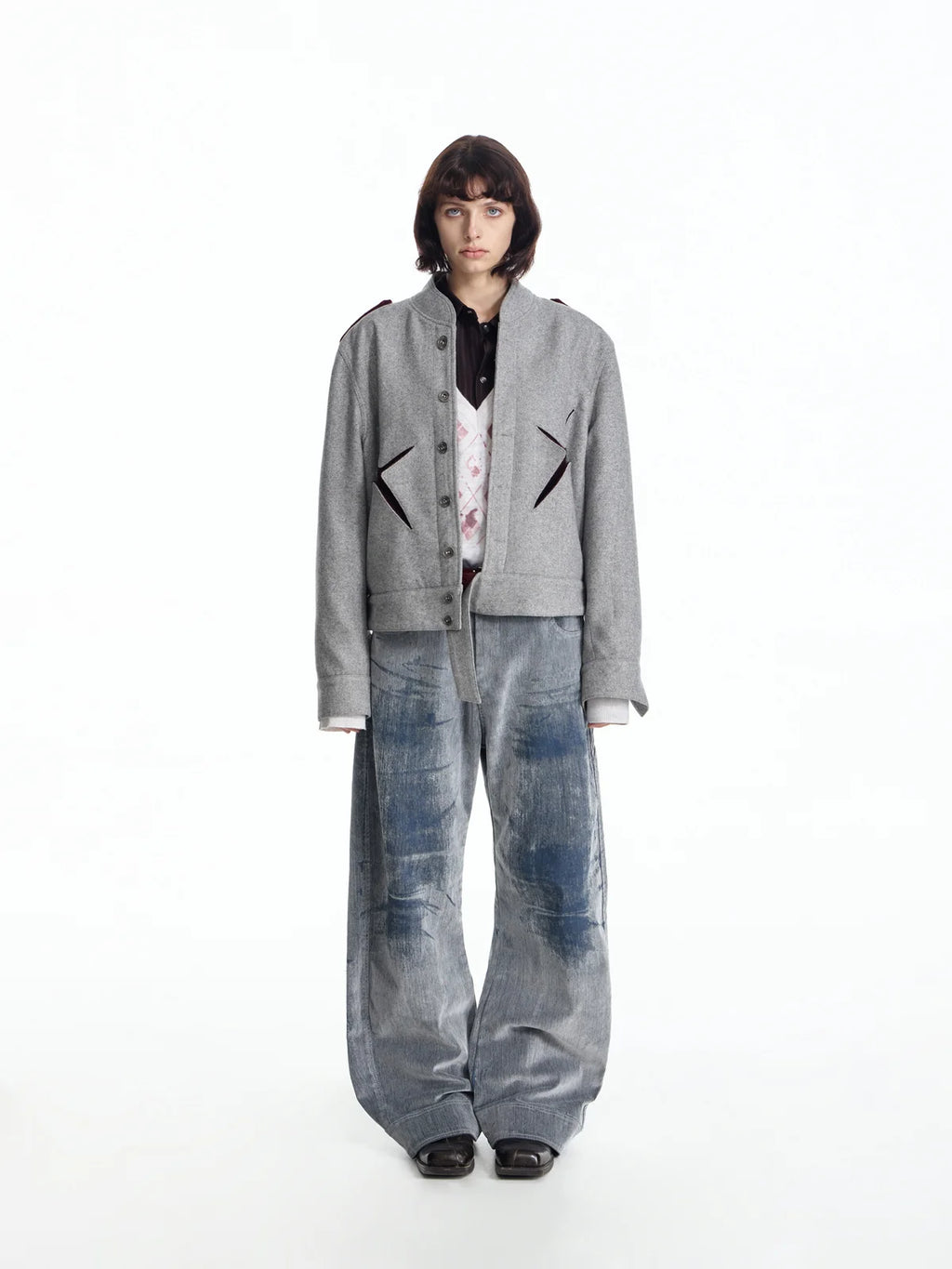 EMO 'Cavalry' Herringbone Structured Jacket