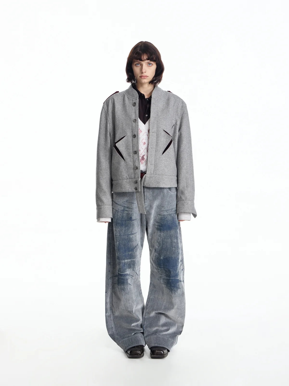 EMO 'Cavalry' Herringbone Structured Jacket