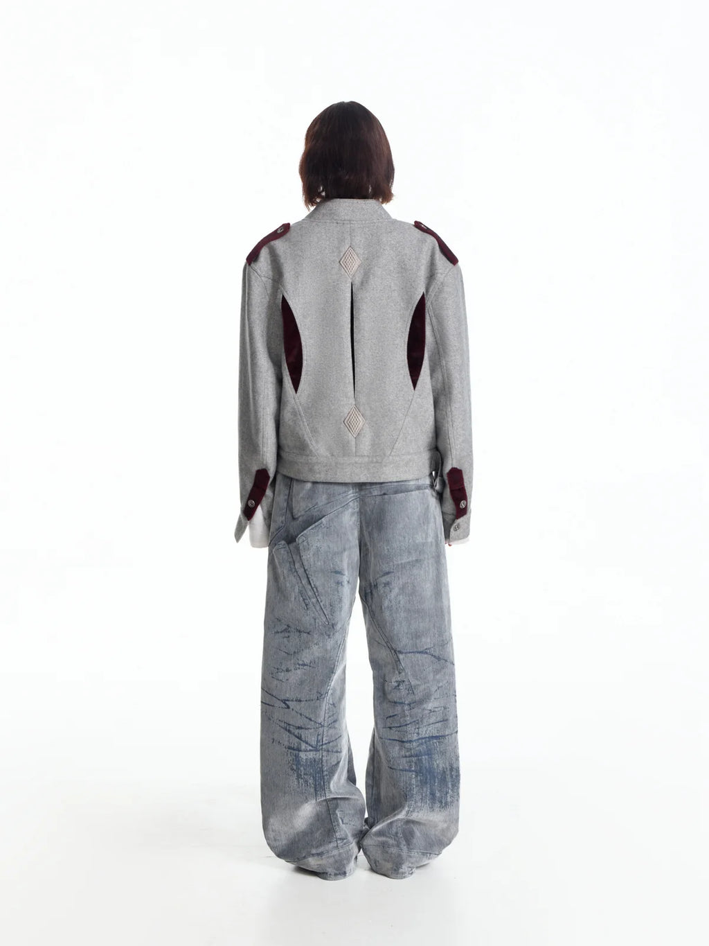 EMO 'Cavalry' Herringbone Structured Jacket