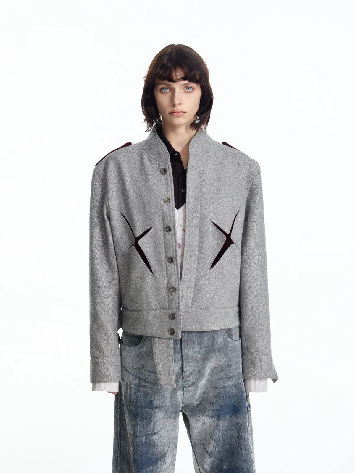 EMO 'Cavalry' Herringbone Structured Jacket
