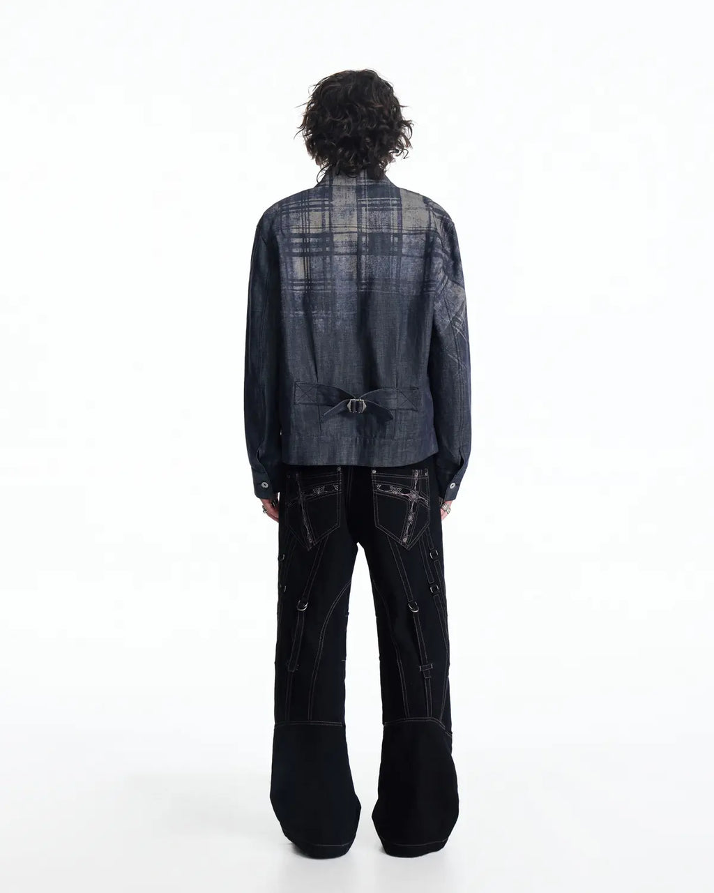 EMO Vintage D-Ring Pleated Knee Denim