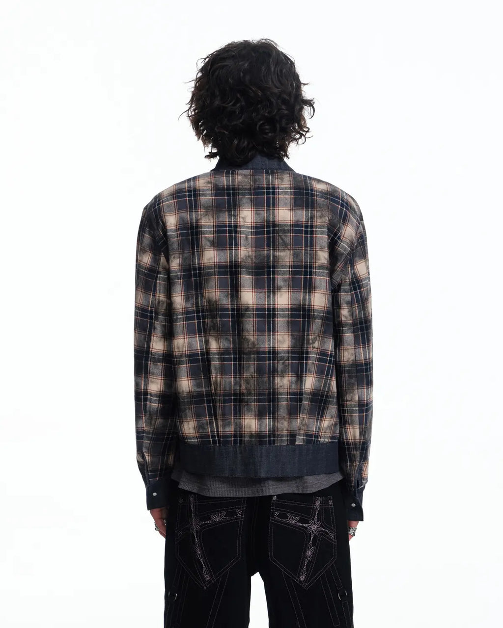 EMO Denim Embroidered Reversible Jacket