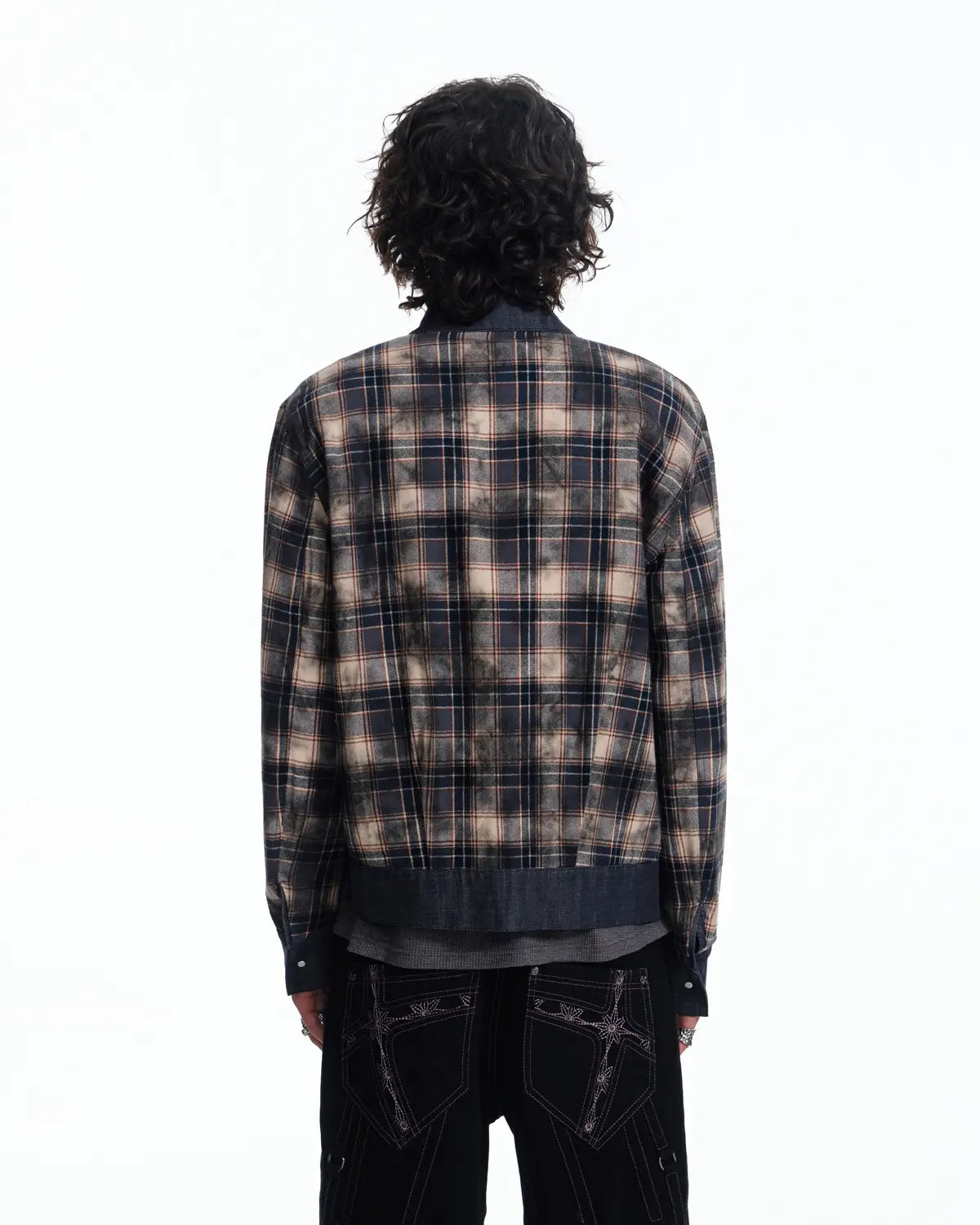 EMO Denim Embroidered Reversible Jacket