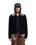 EMO  Vintage Suede Patchwork Jacket