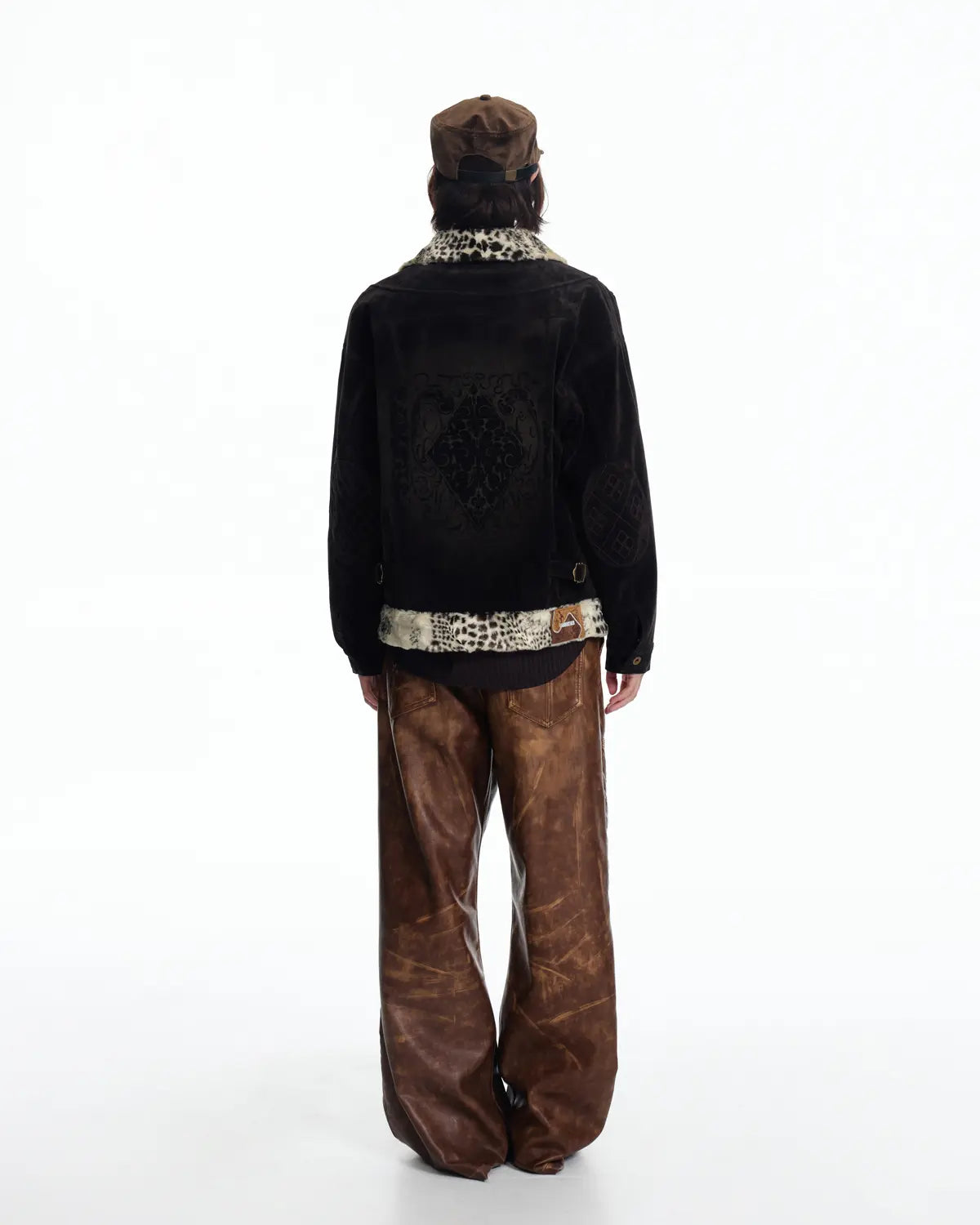 EMO  Vintage Suede Patchwork Jacket