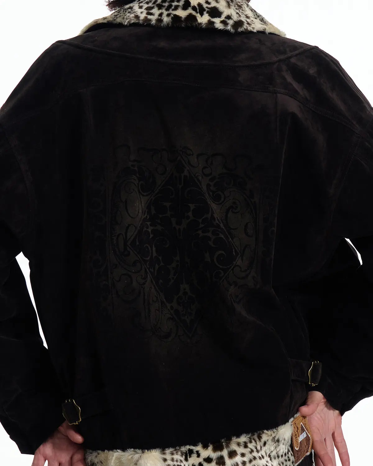 EMO  Vintage Suede Patchwork Jacket