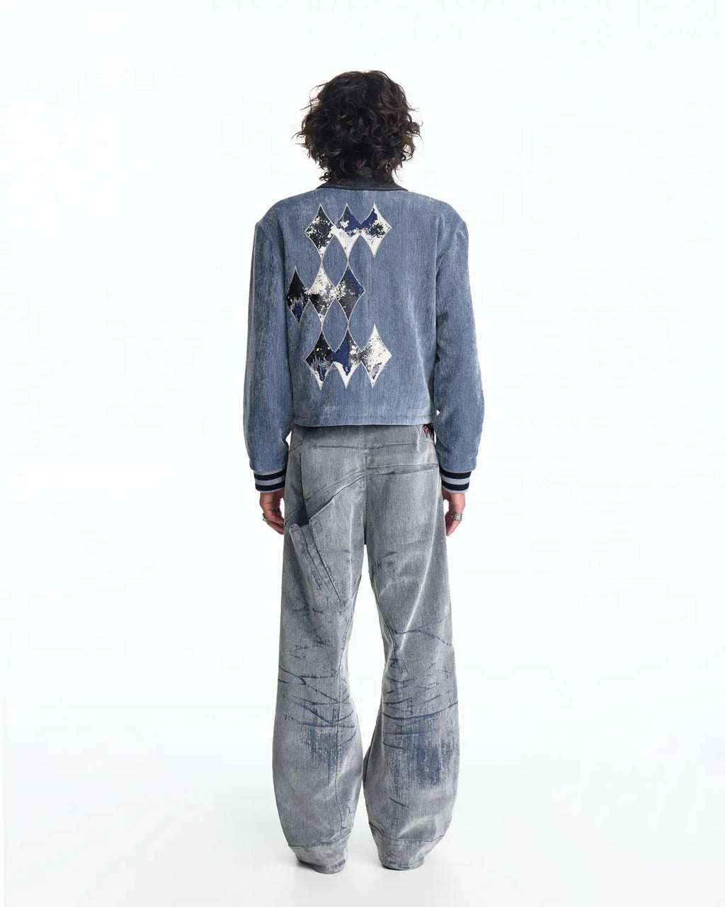 EMO Wash Curved Fit Velvet Jeans