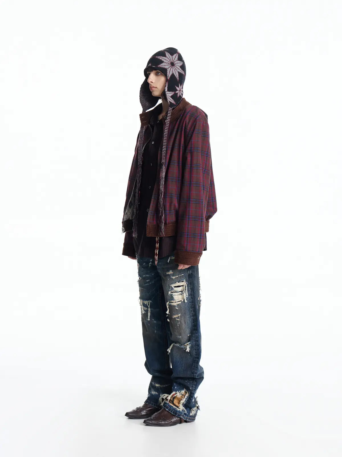 EMO Reversible Corduroy Waffle Bomber