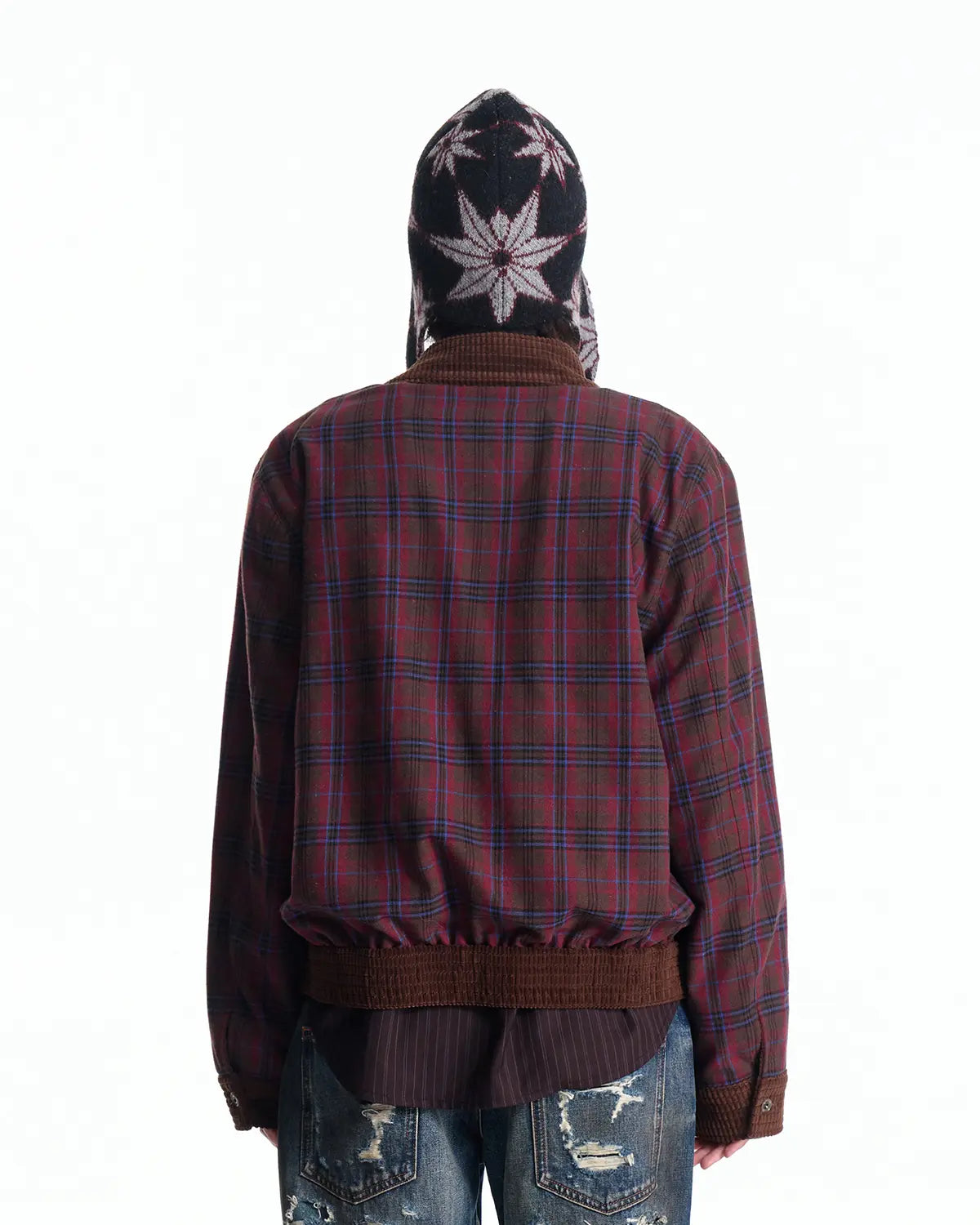 EMO Reversible Corduroy Waffle Bomber