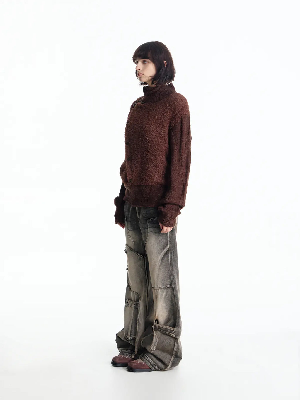 EMO Vintage Fencing Inspired Knit Sweater