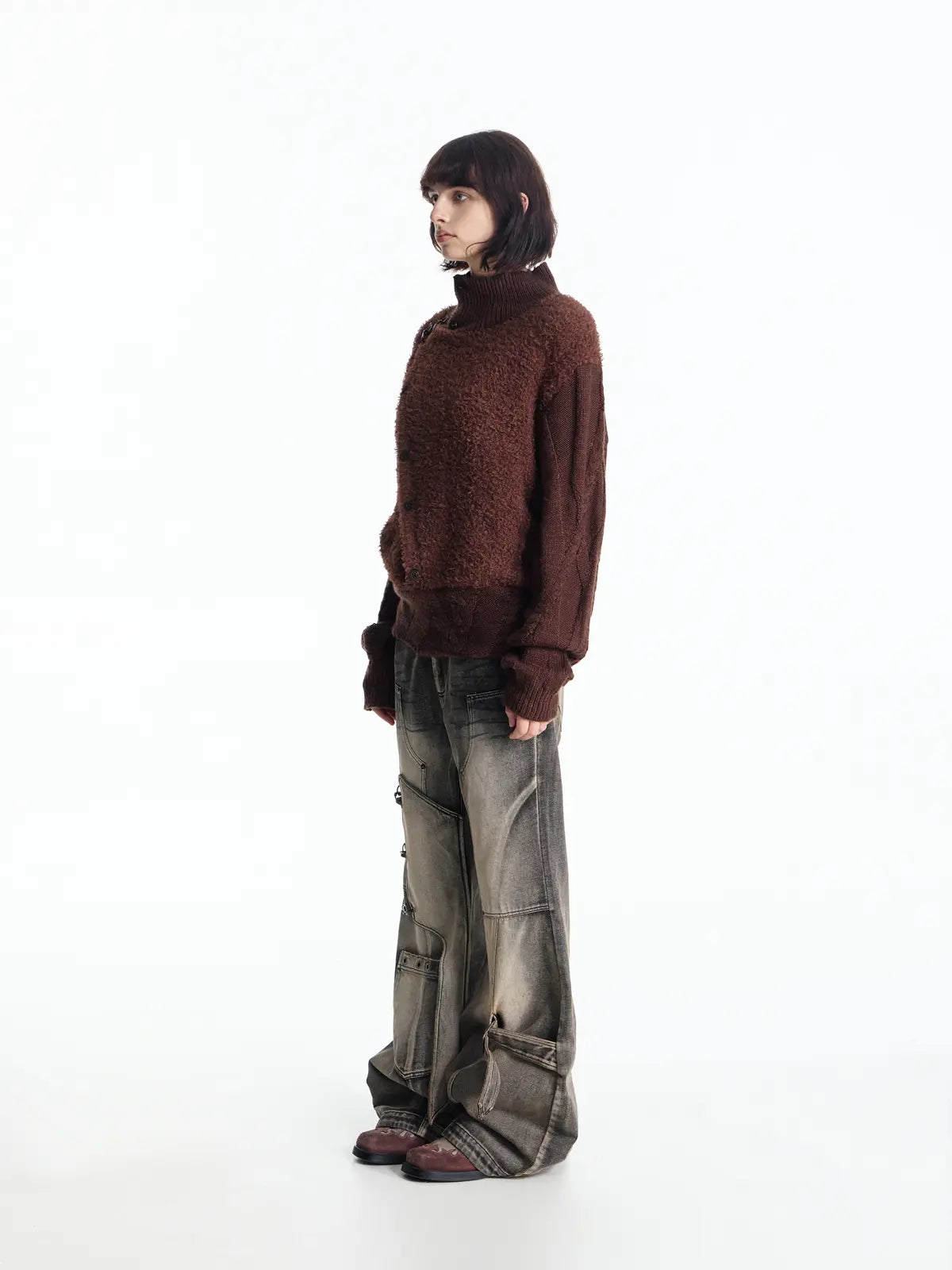 EMO Vintage Fencing Inspired Knit Sweater