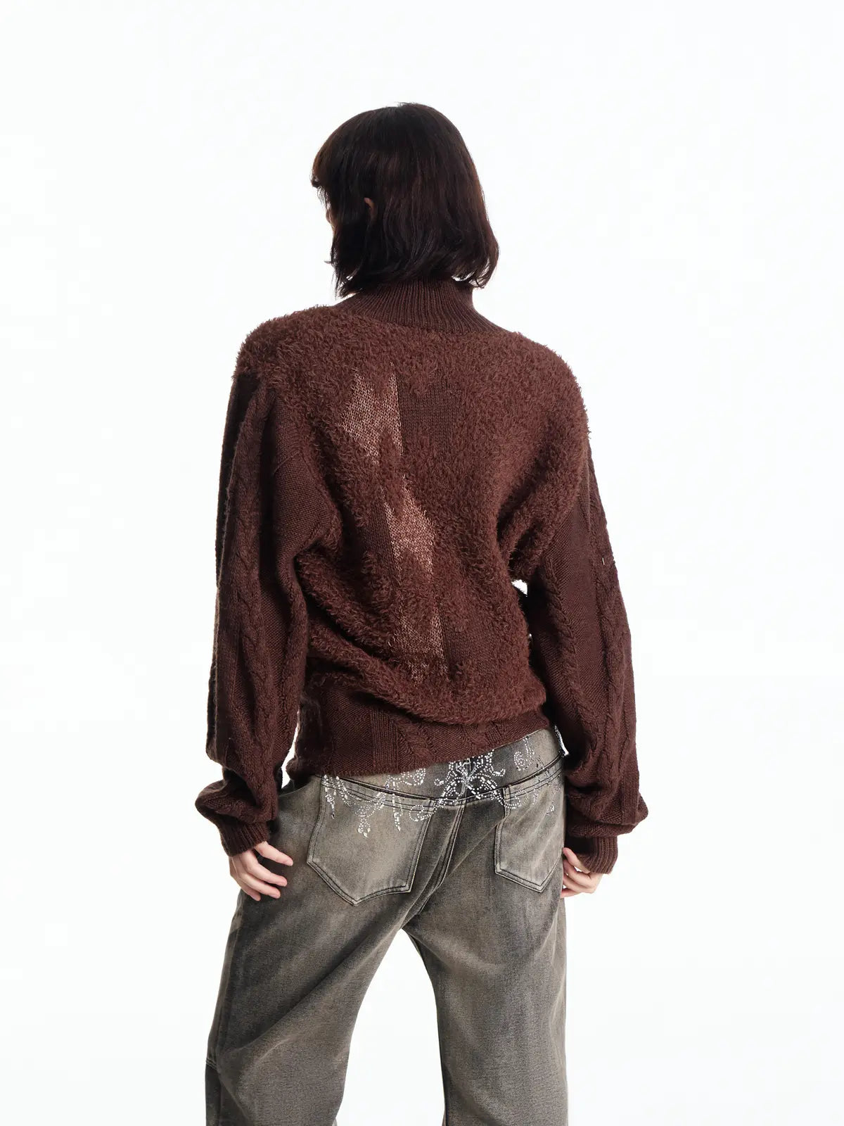 EMO Vintage Fencing Inspired Knit Sweater