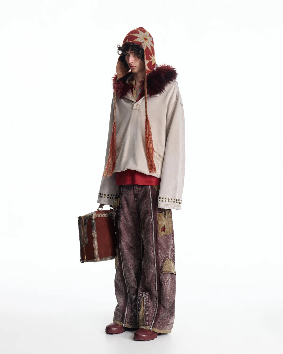 EMO Vintage Snow Wash Paratrooper Pants
