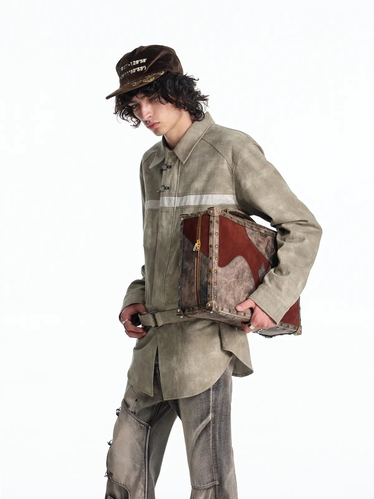 EMO Vintage Canvas Tactical Shirt Jacket