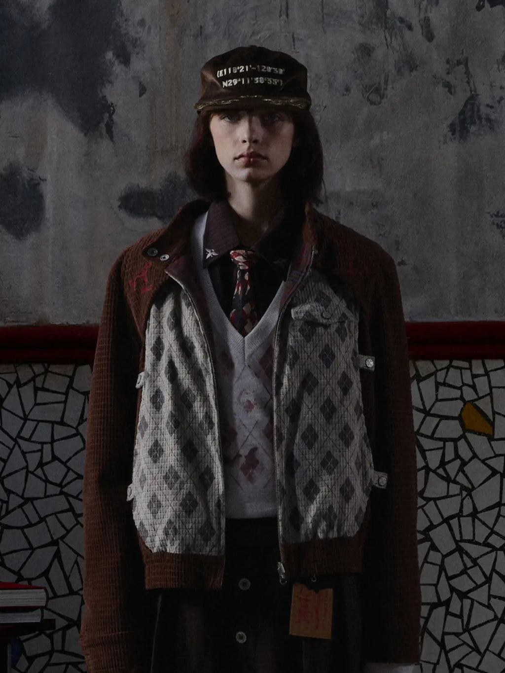 EMO Reversible Corduroy Waffle Bomber