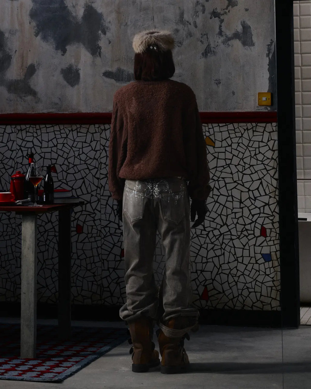 EMO Vintage Fencing Inspired Knit Sweater