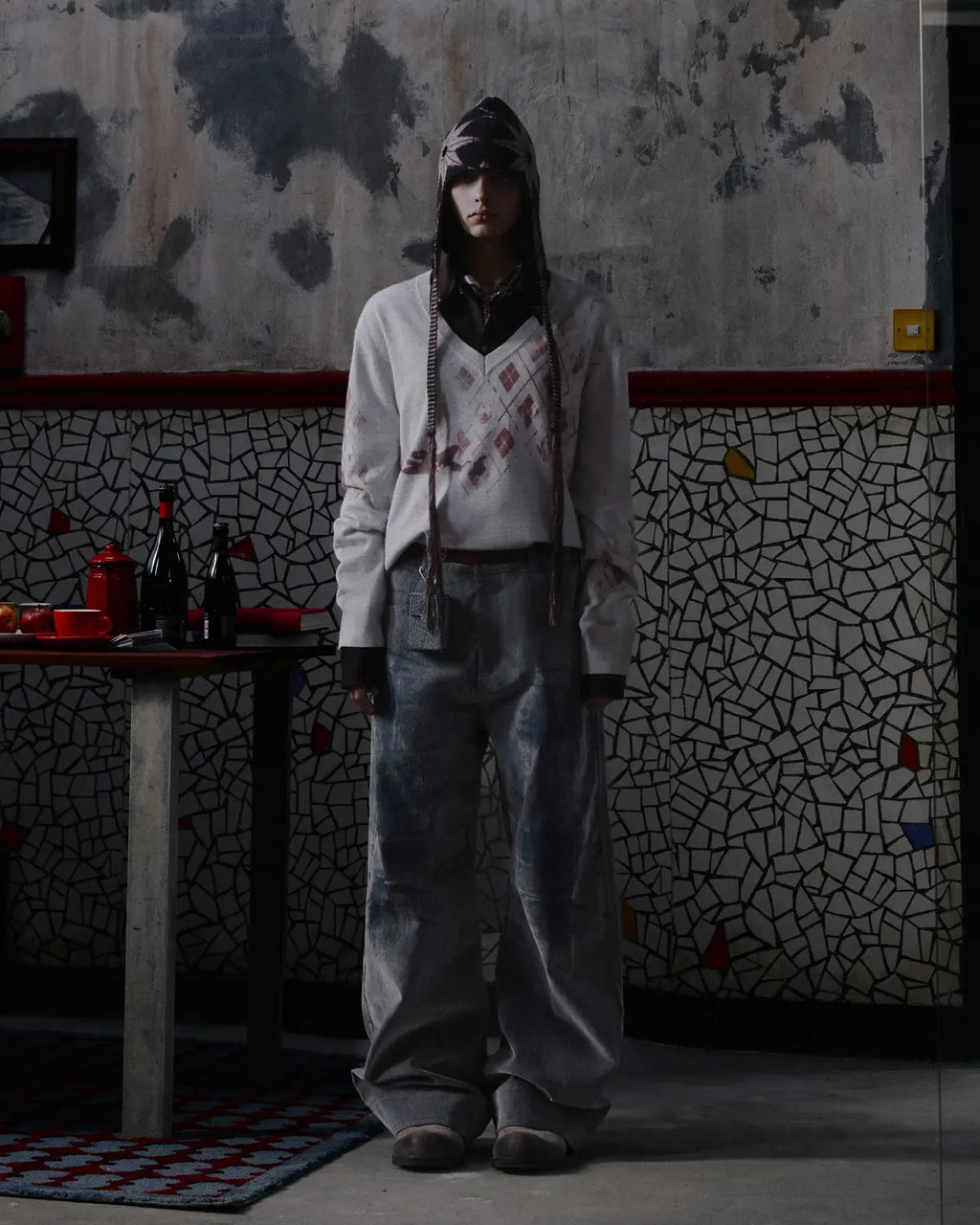 EMO Wash Curved Fit Velvet Jeans