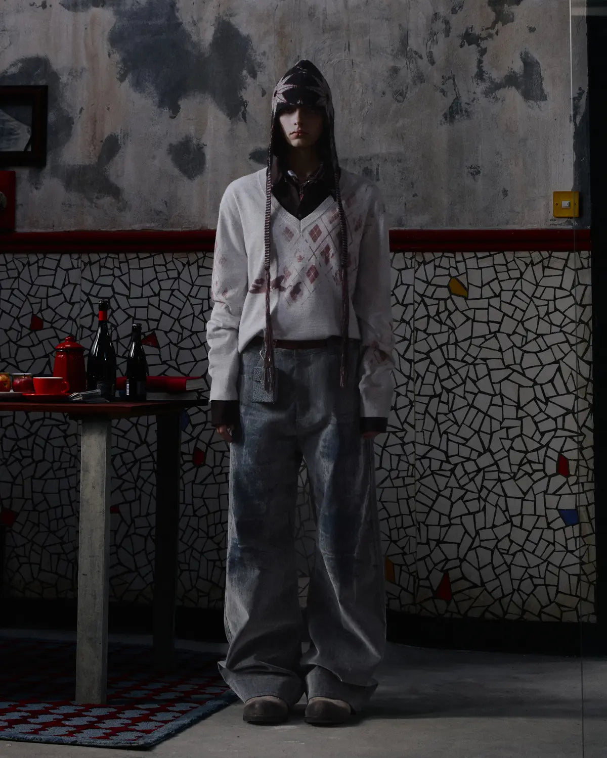 EMO Wash Curved Fit Velvet Jeans