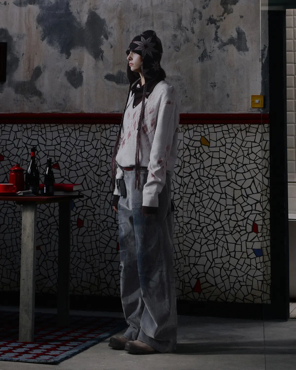 EMO Wash Curved Fit Velvet Jeans