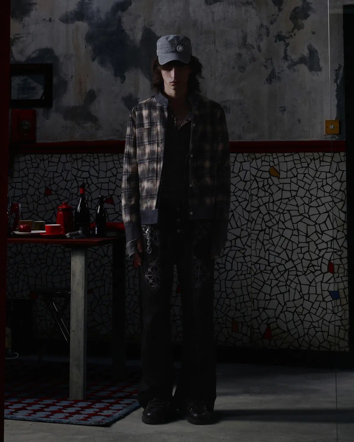 EMO Denim Embroidered Reversible Jacket