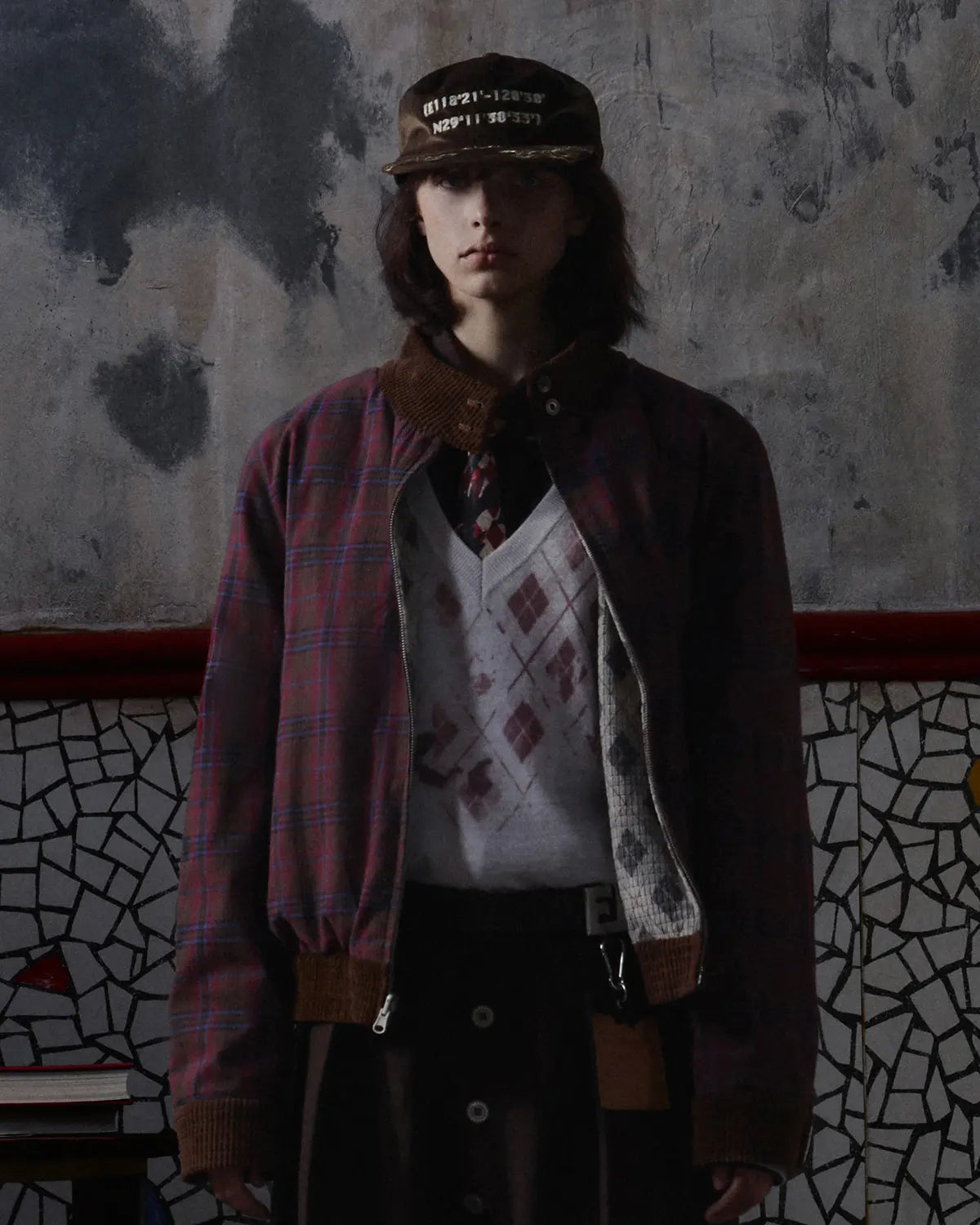 EMO Reversible Corduroy Waffle Bomber