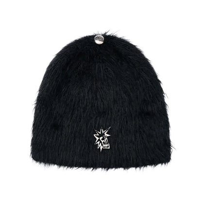 EMO Faux Mink Knitted Hat