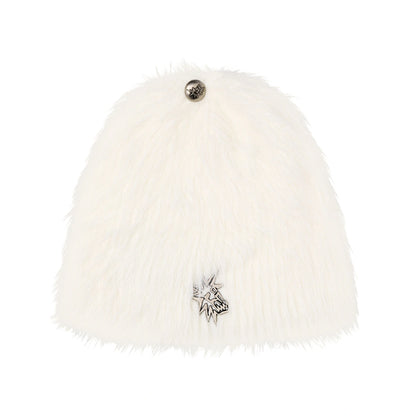EMO Faux Mink Knitted Hat