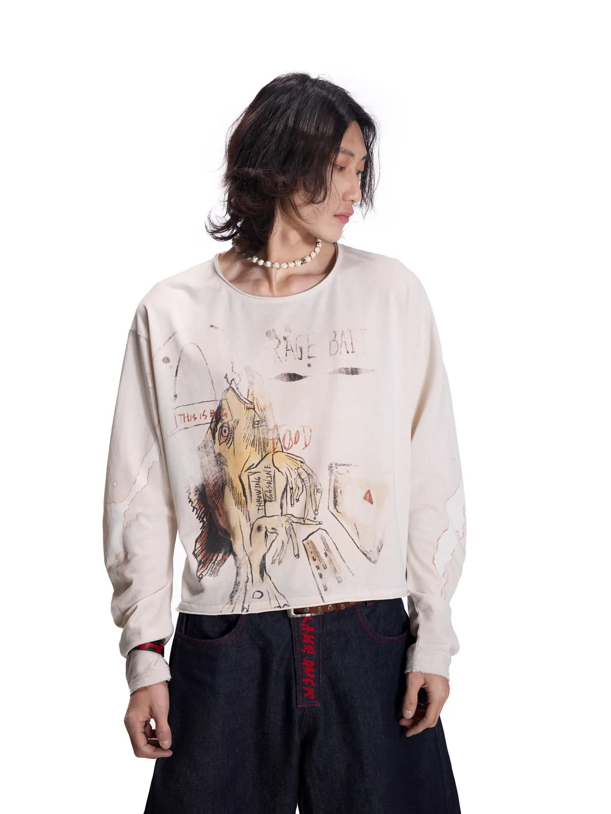 EMO Curved Sleeve Sweatshirt