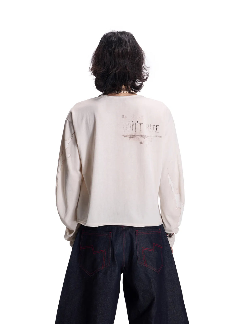 EMO Curved Sleeve Sweatshirt with EMO Curved Sleeve Sweatshirt with