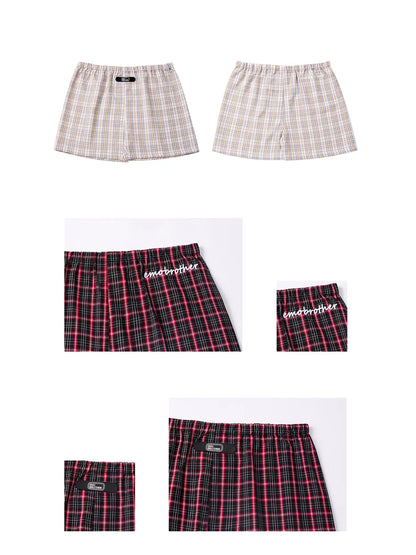 Classic Plaid Boxers Briefs 2 Pack