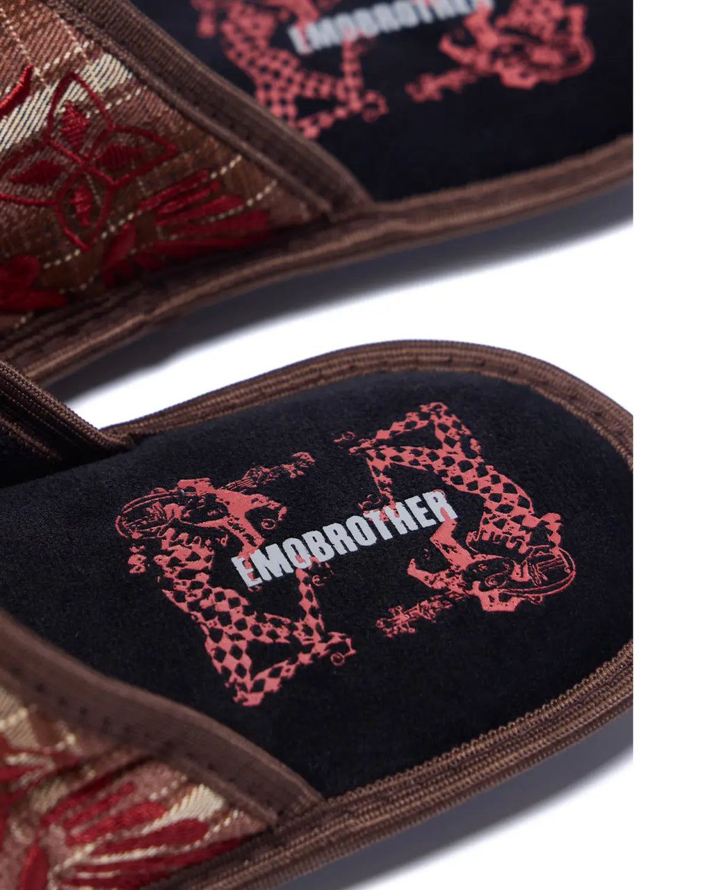 EMO Retro Plaid Embroidered Check Loungers