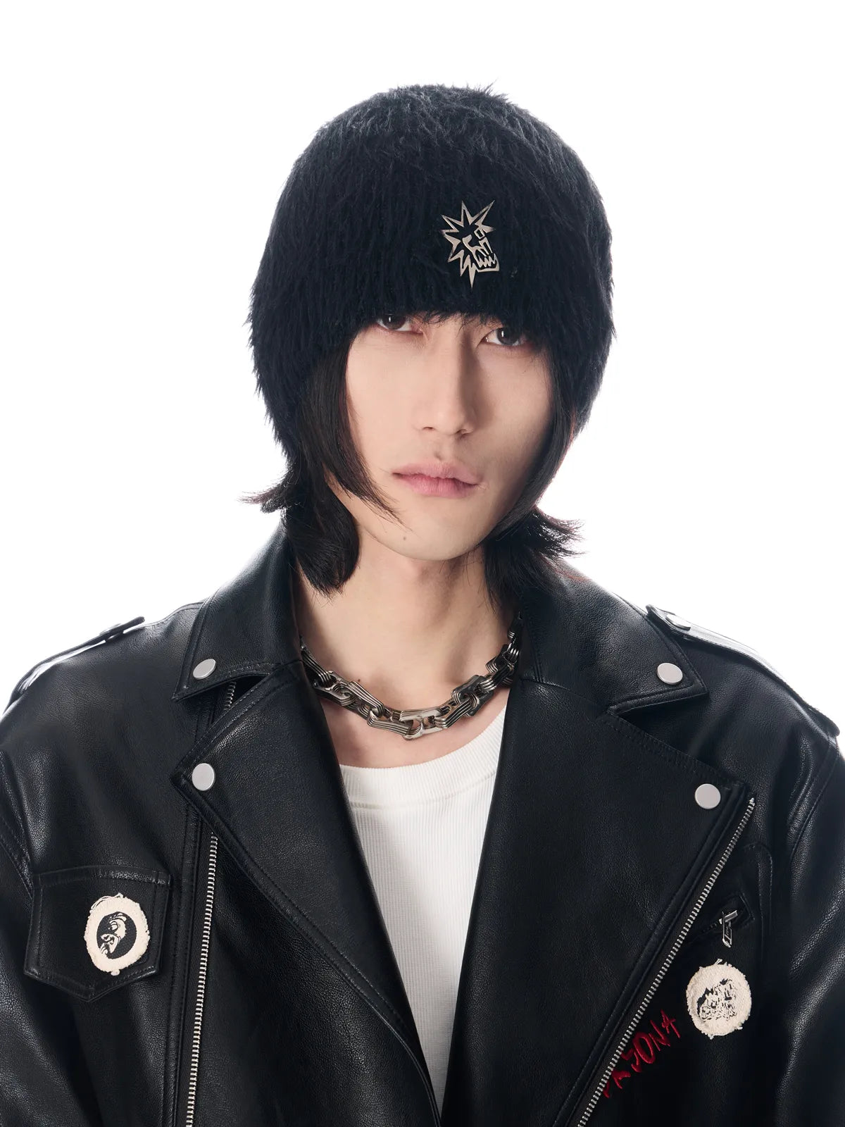 EMO Faux Mink Knitted Hat