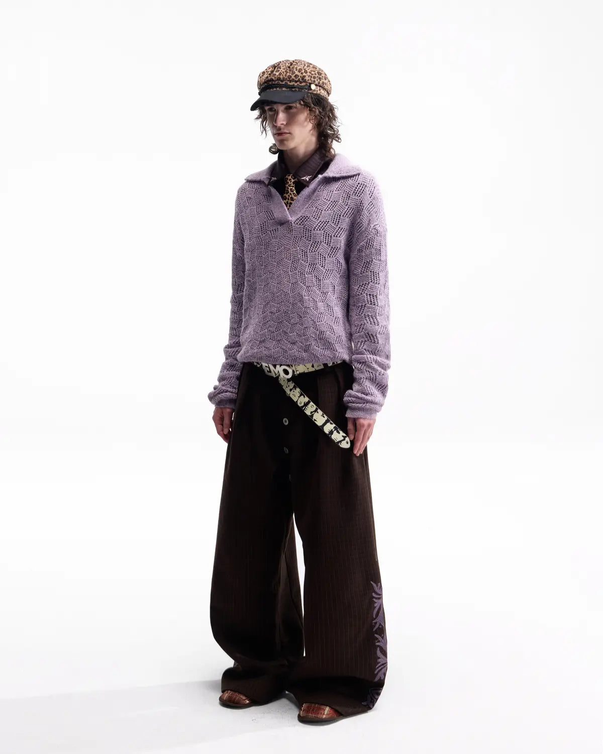 EMOBROTHER ワイドパンツ EMOBROTHER EMO Patchwork Trousers ワイドパンツ - メルカリ