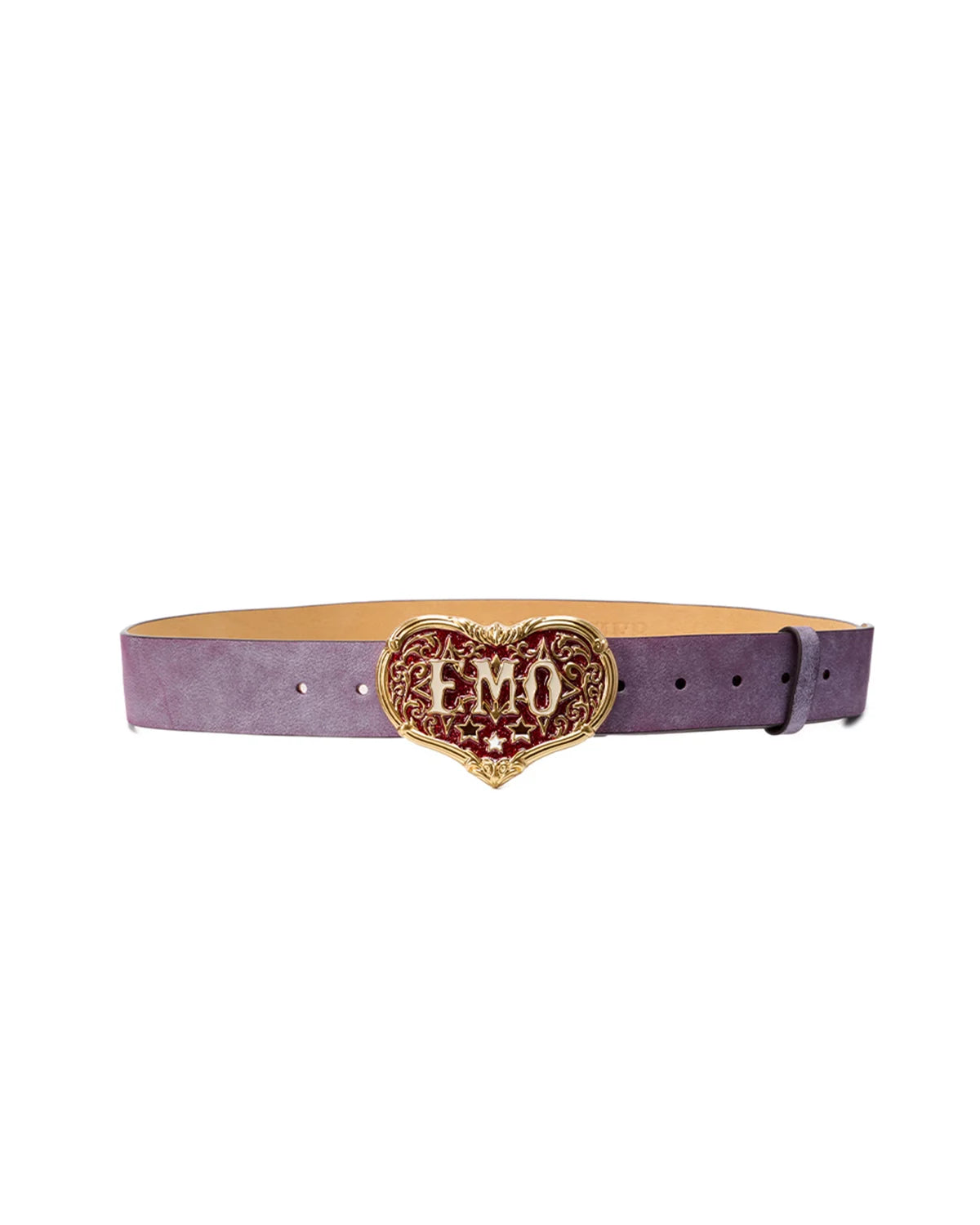 EMO Heart-Shaped Buckle Belt