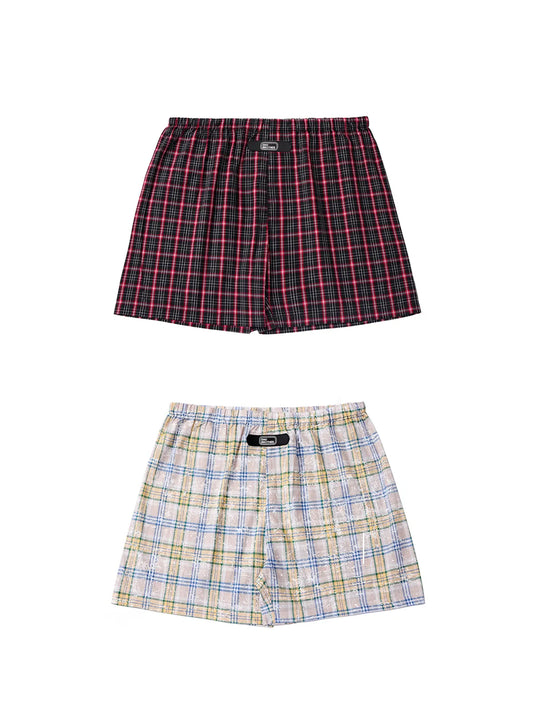 Classic Plaid Boxers Briefs 2 Pack