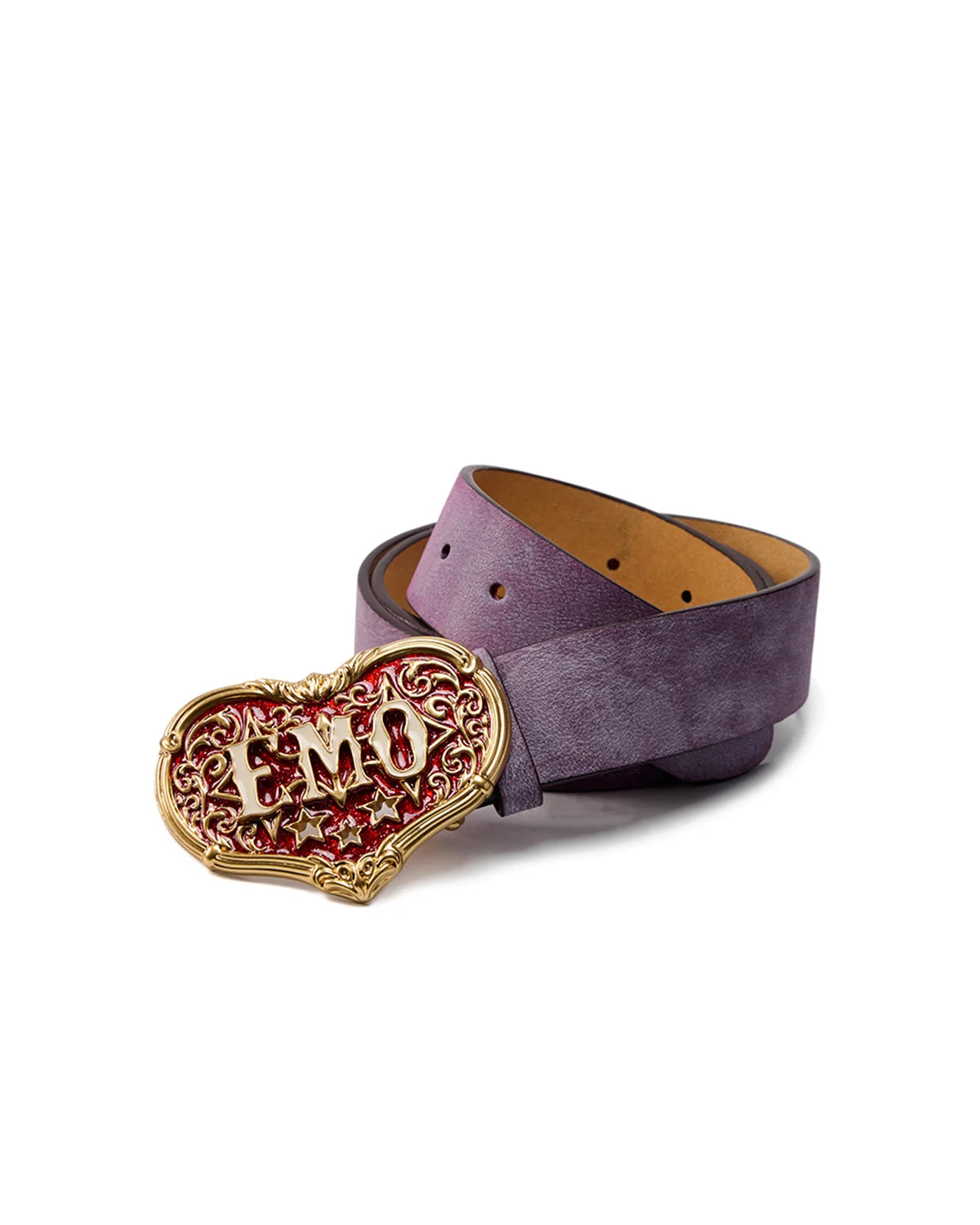 EMO Heart-Shaped Buckle Belt