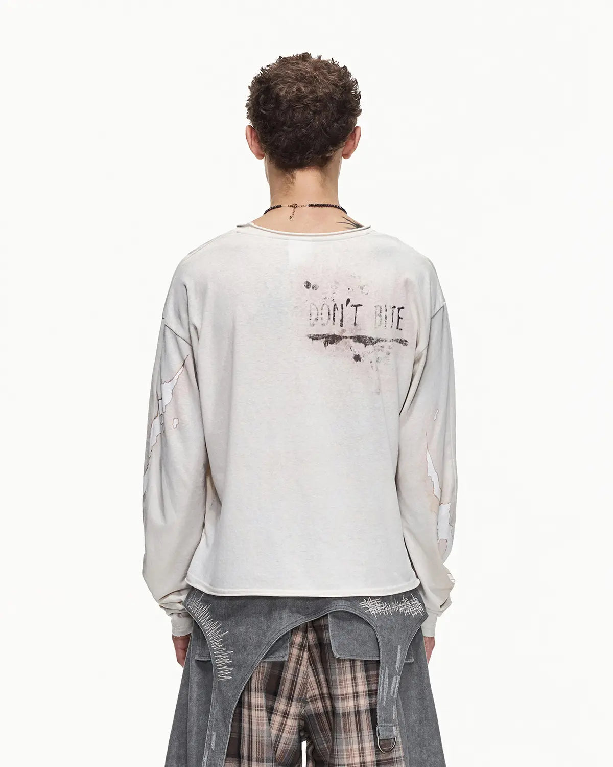 EMO Curved Sleeve Sweatshirt with EMO Curved Sleeve Sweatshirt with