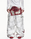 EMO Removable Wide-Leg Overall Pants