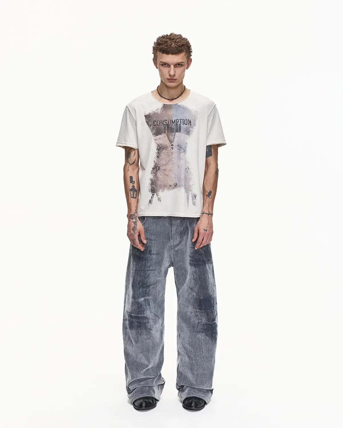 EMO Wash Curved Fit Velvet Jeans