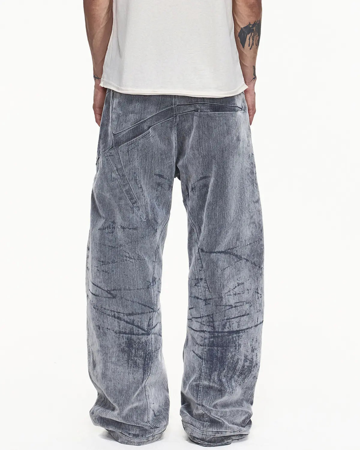 EMO Wash Curved Fit Velvet Jeans